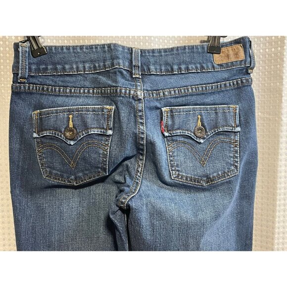 Levi's jeans womens 6 526 Slender bootcut stretch 27 x 30 blue - Picture 6 of 13